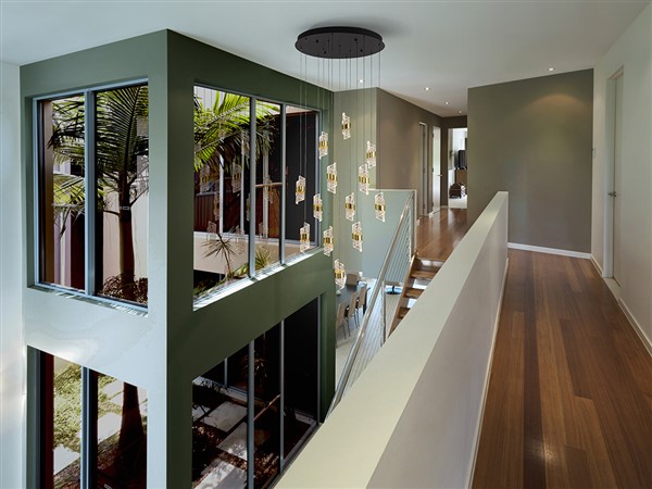 (image for) 13 Light Round Plate Pendant - Black/Gold